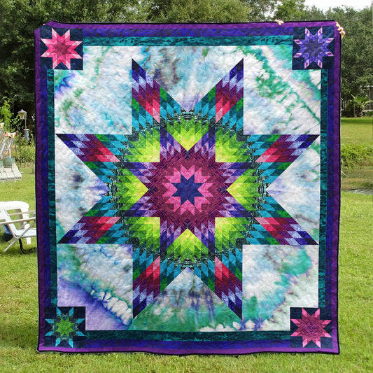 Native American Inspired Star Art Quilt TL26072303BL