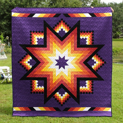 Native American Inspired Star Art Quilt TL08082303BL