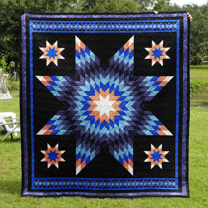 Native American Inspired Star Art Quilt TL05082304BL