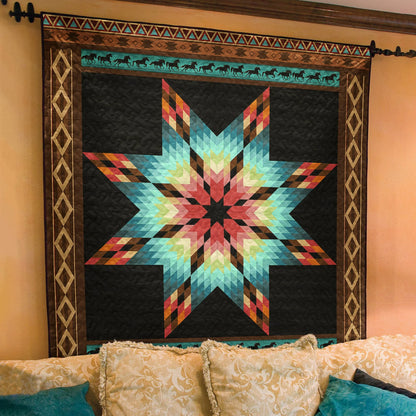Native American Inspired Star Art Quilt TL22072303BL