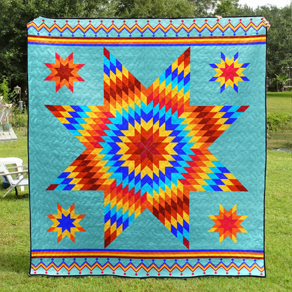Native American Inspired Star Art Quilt TL01082304BL