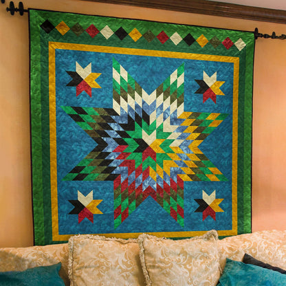 Native American Inspired Star Art Quilt TL26072304BL