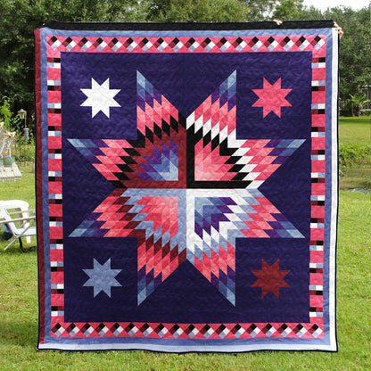 Native American Inspired Star Art Quilt TL20072301BL