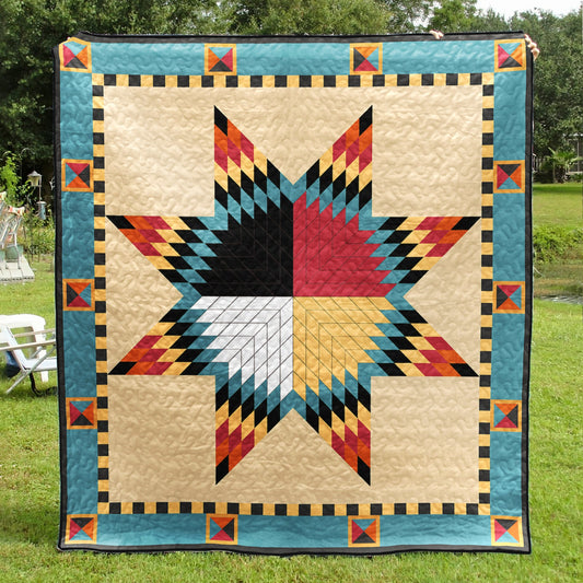 Native American Inspired Star Art Quilt TL20072302BL