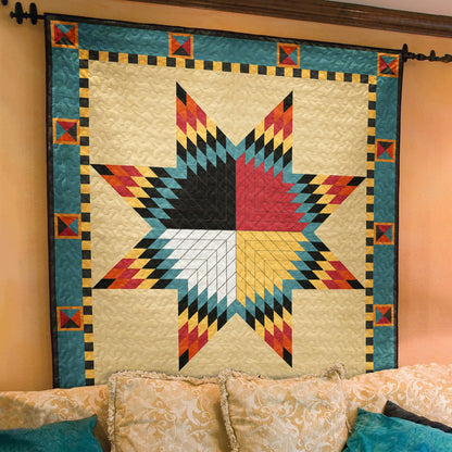 Native American Inspired Star Art Quilt TL20072302BL