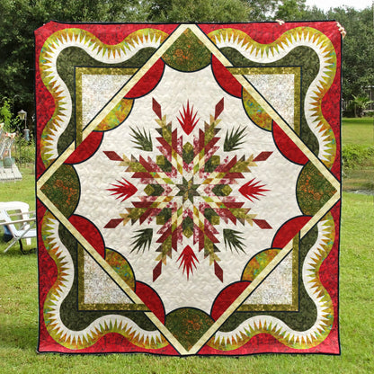 Flower Snowflake Quilt Blanket MT230503D